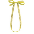 10" Gold Elasti-Loop Ribbon & Bow